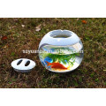 Modern Design acrílico pequeno Fish Tank tanque de peixes pendurado, tanque de peixes redonda